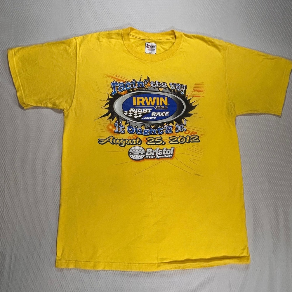 NASCAR‎ Chase Authentics 2012 Irwin Tools Night Race Bristol T-Shirt Mens Large